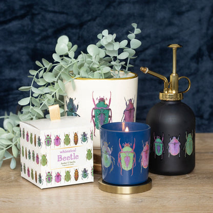 Beetle Print Ceramic Plant Pot