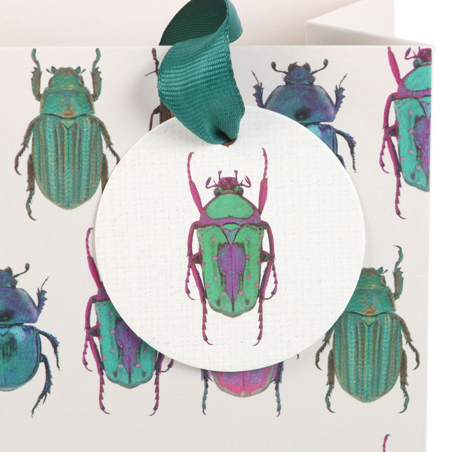 Medium Beetle Print Gift Bag