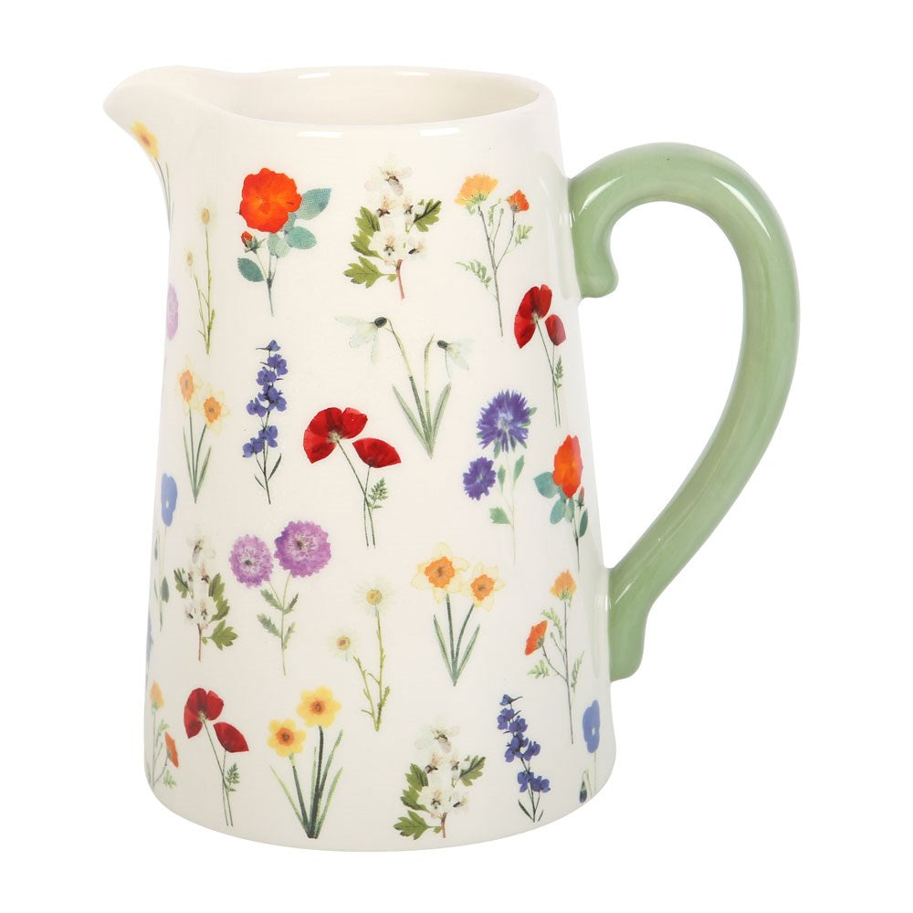 Wildflower Ceramic Flower Jug