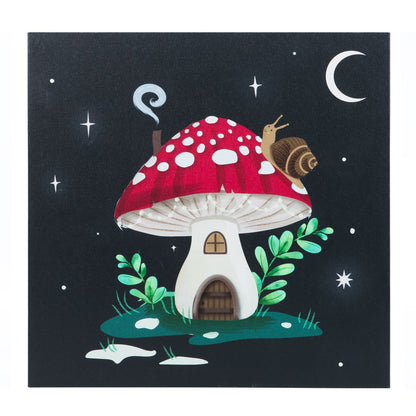 Gnome Sweet Gnome Light Up Canvas Plaque