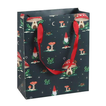 Medium Gnome Sweet Gnome Print Gift Bag