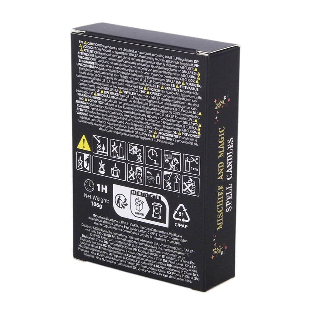 Pack of 12 Mischief and Magic Spell Candles