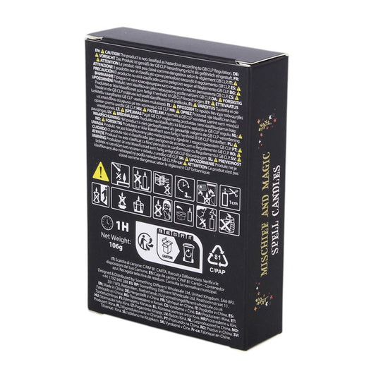 Pack of 12 Mischief and Magic Spell Candles
