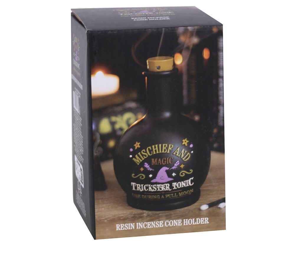 Mischief and Magic Potion Bottle Incense Cone Holder