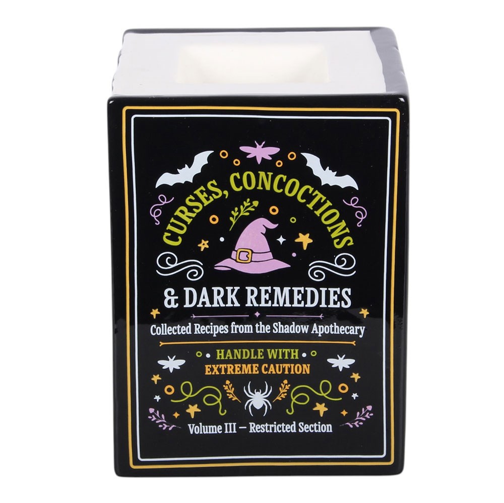 Witch's Apothecary Book Shaped Oil Burner and Wax Warmer