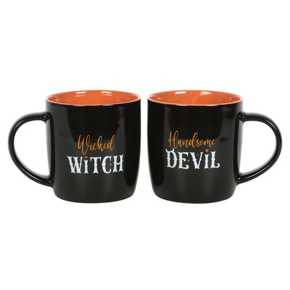 Wicked Witch And Handsome Devil Mug Set