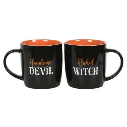 Wicked Witch And Handsome Devil Mug Set