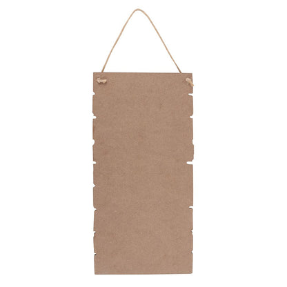 Winter Wonderland Checklist Hanging Sign