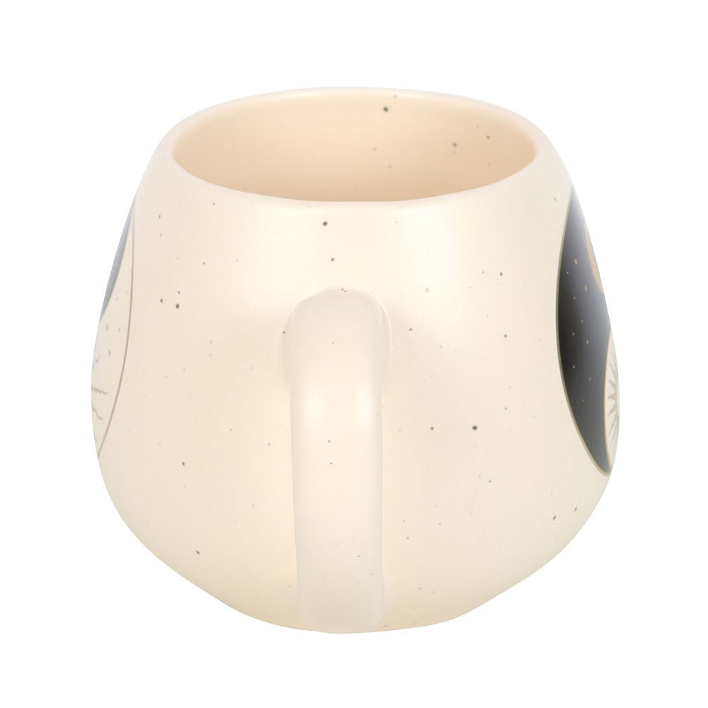 Yin Yang Ceramic Rounded Mug