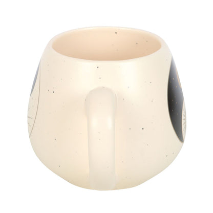 Yin Yang Ceramic Rounded Mug