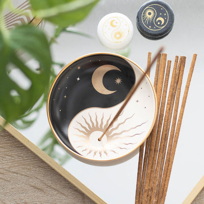Yin Yang Ceramic Incense Holder