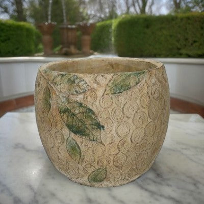 Cement Beech Rustic Plant Pot