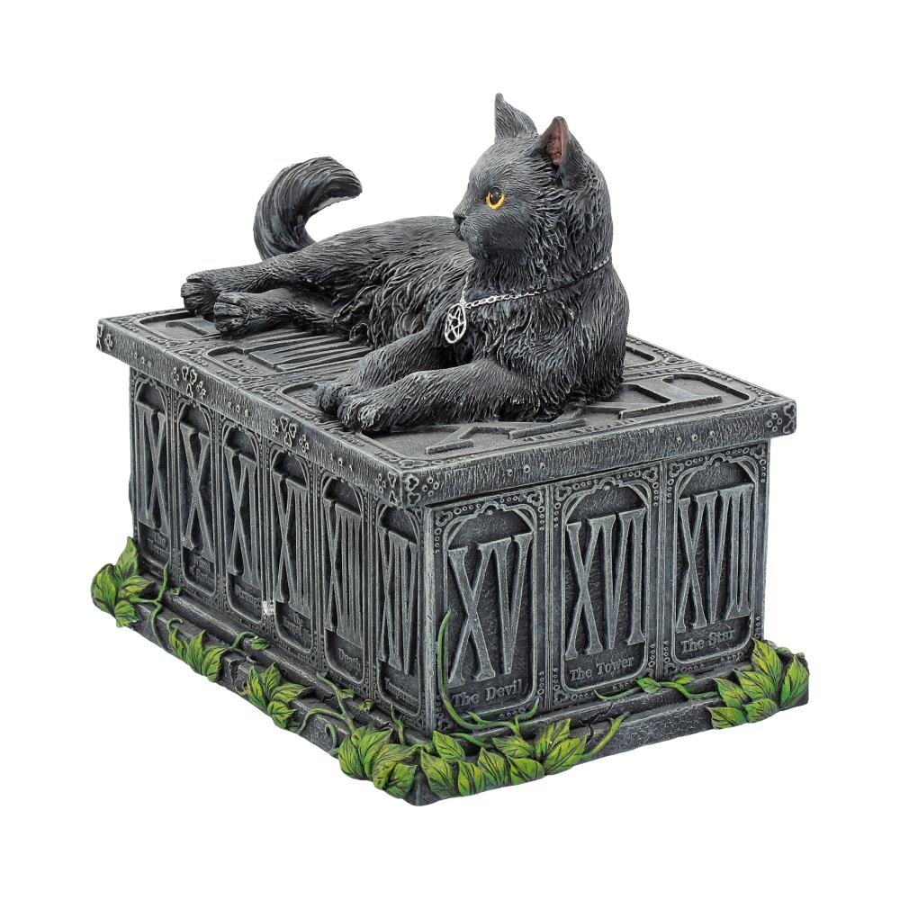 Fortune's Watcher Cat Familiar Tarot Box