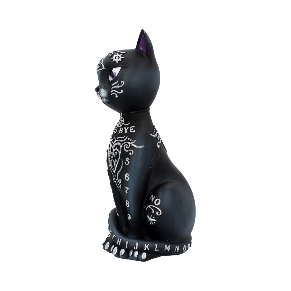 Spirit Board Black Cat Ornament 26cm