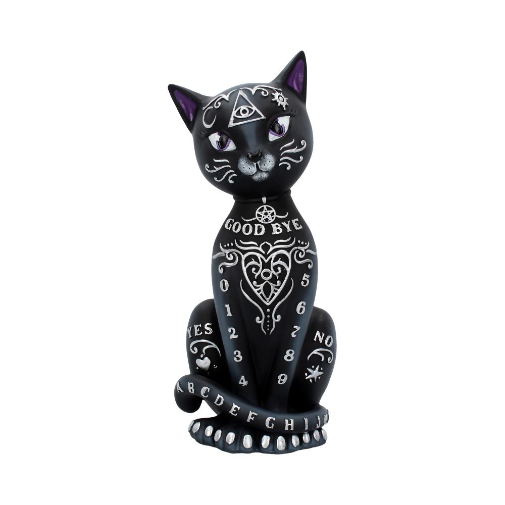 Spirit Board Black Cat Ornament 26cm