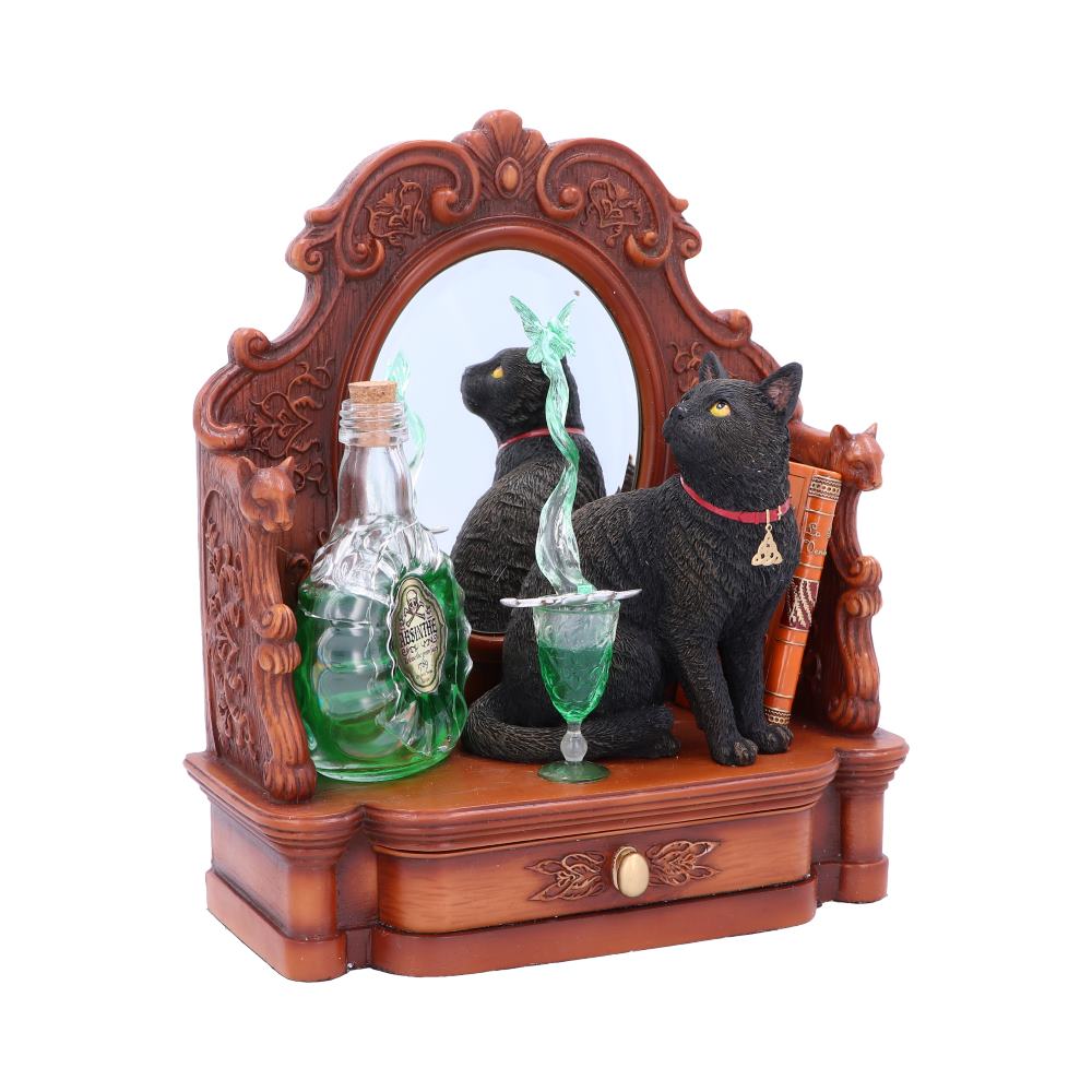 Lisa Parker Absinthe Cat and Green Fairy Figurine