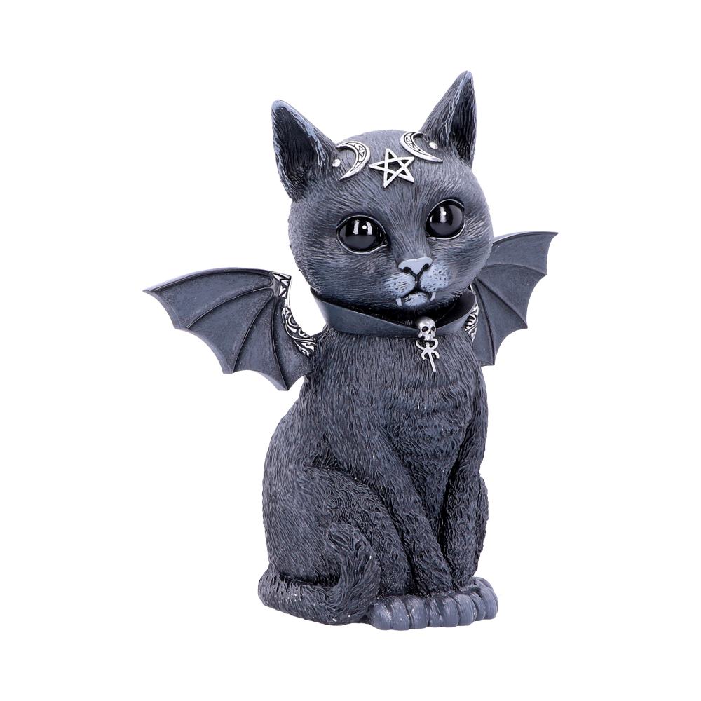 Large Malpuss Winged Occult Cat Figurine