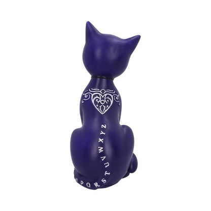 Purple Mystic Kitty Ouija Cat Figurine