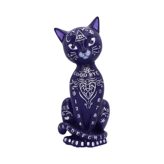 Purple Mystic Kitty Ouija Cat Figurine