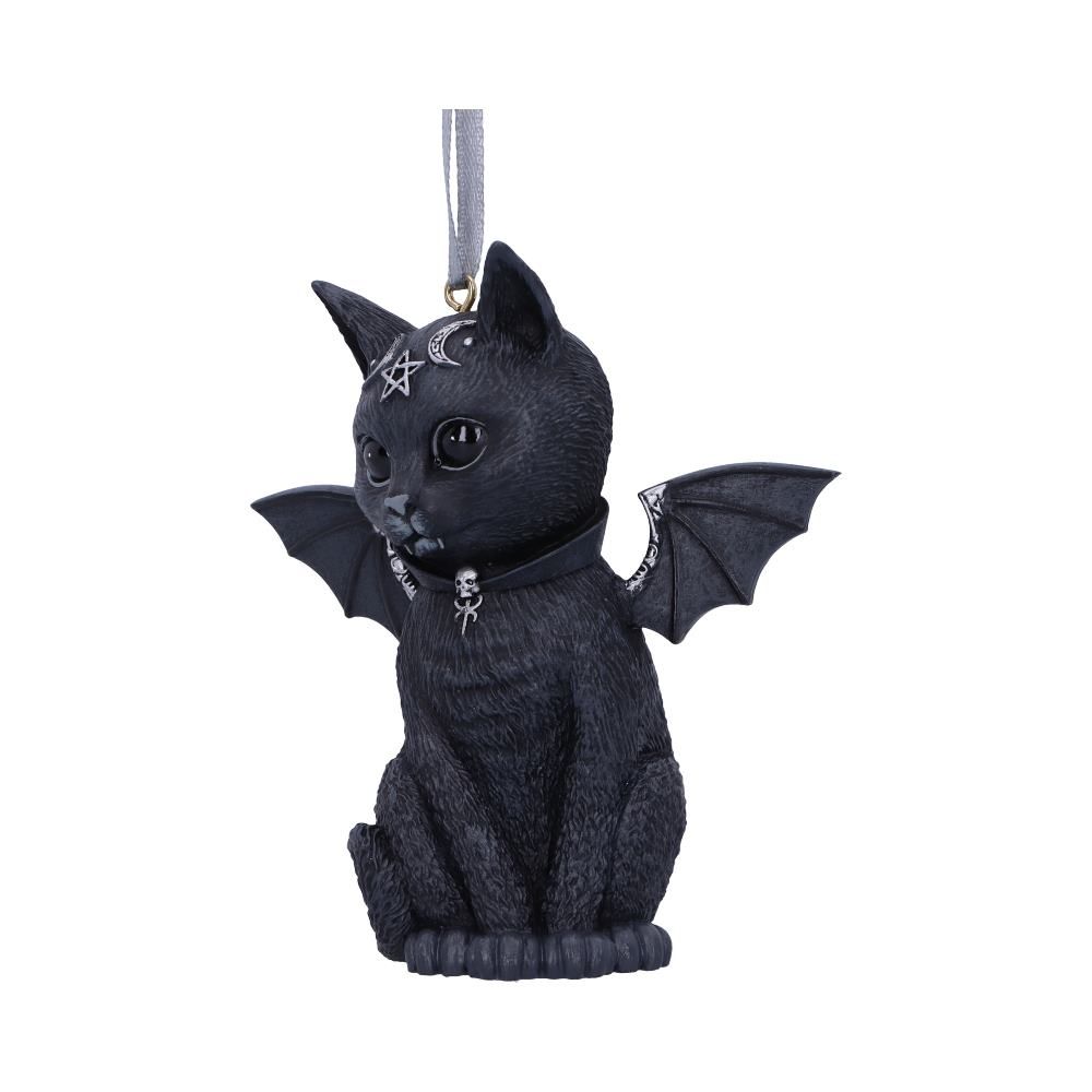 Malpuss Black Bat Cat Hanging Decorative Ornament