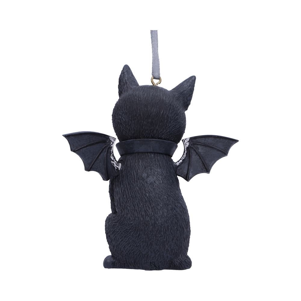 Malpuss Black Bat Cat Hanging Decorative Ornament