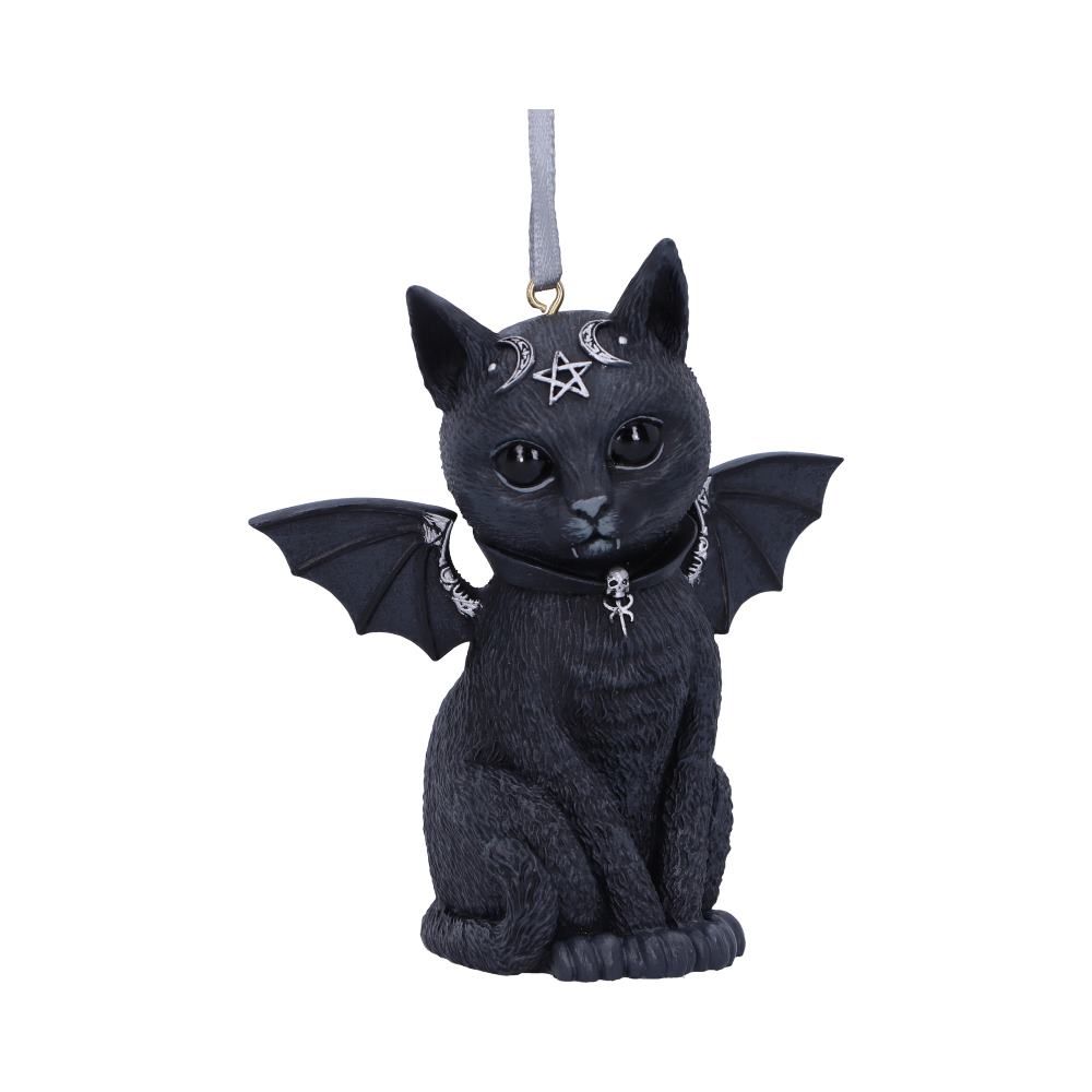 Malpuss Black Bat Cat Hanging Decorative Ornament