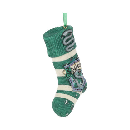 Officially Licensed Harry Potter Slytherin Stocking Hanging Festive Ornament