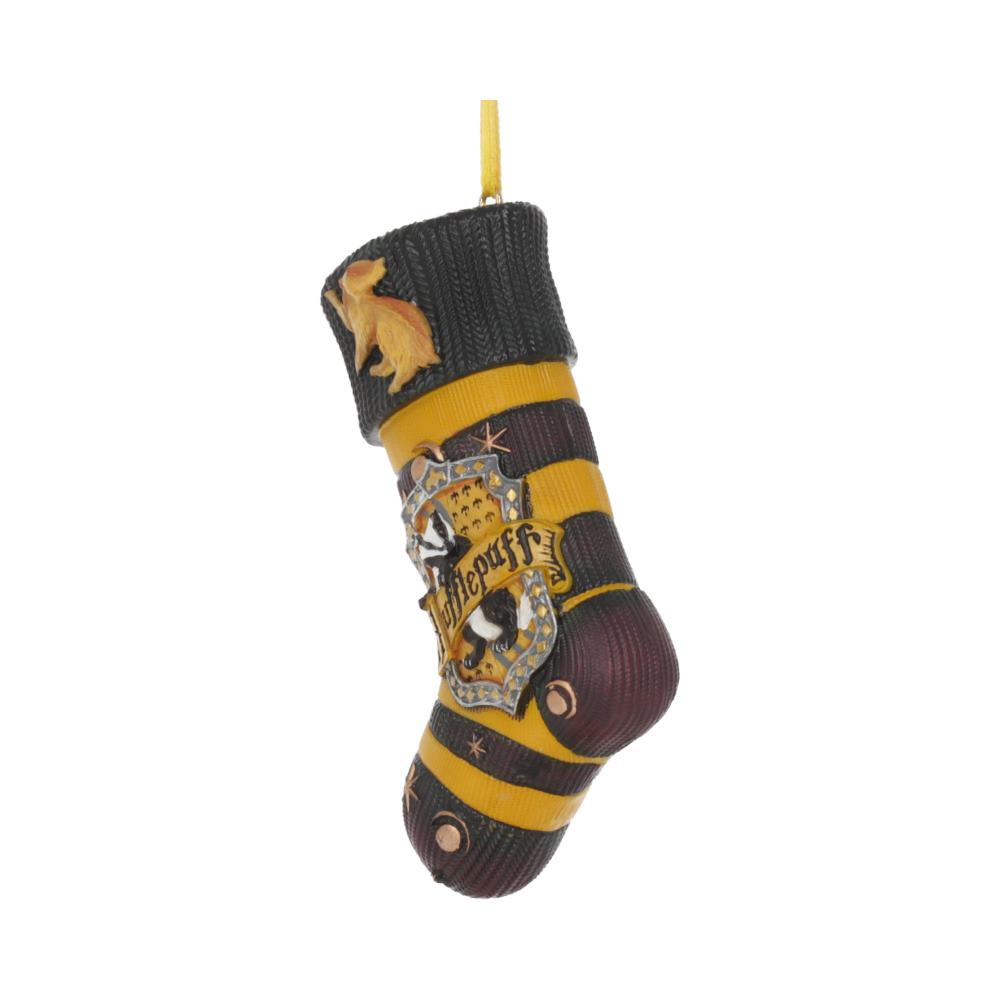 Officially Licensed Harry Potter Hufflepuff Stocking Hanging Festive Ornament