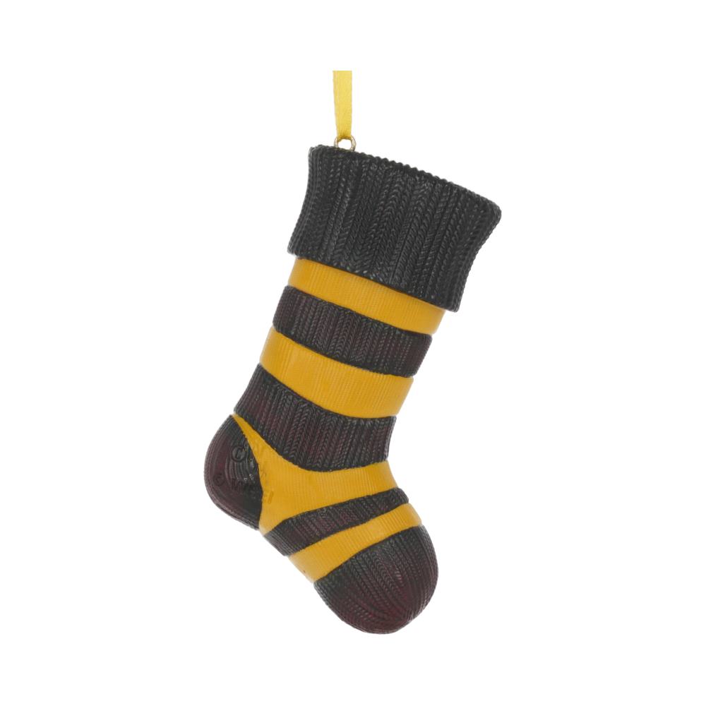 Officially Licensed Harry Potter Hufflepuff Stocking Hanging Festive Ornament