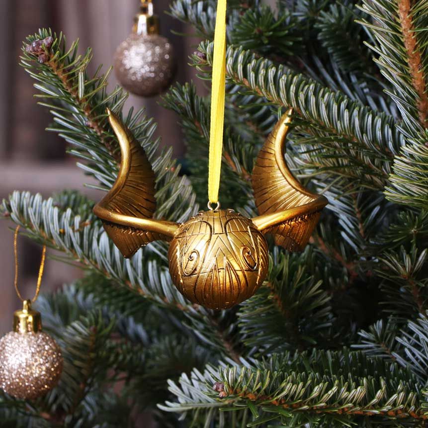 Officially Licensed Harry Potter Golden Snitch Quidditch Hanging Ornament