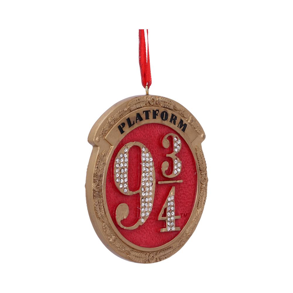 Harry Potter Train Platform 9 3/4 Hanging Festive Decorative Ornament