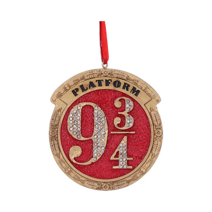 Harry Potter Train Platform 9 3/4 Hanging Festive Decorative Ornament