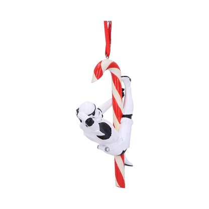 Stormtrooper Candy Cane Hanging Ornament 12cm