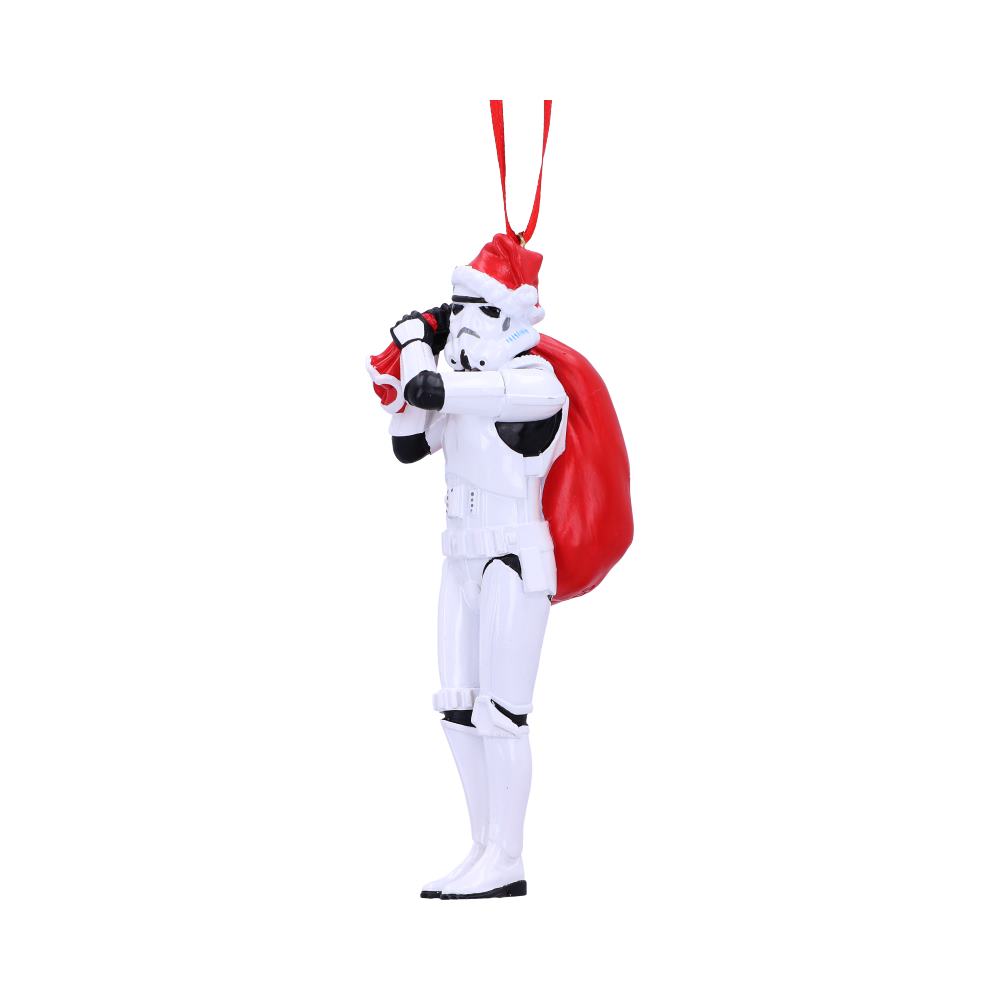 Stormtrooper Santa Sack Hanging Ornament 13cm