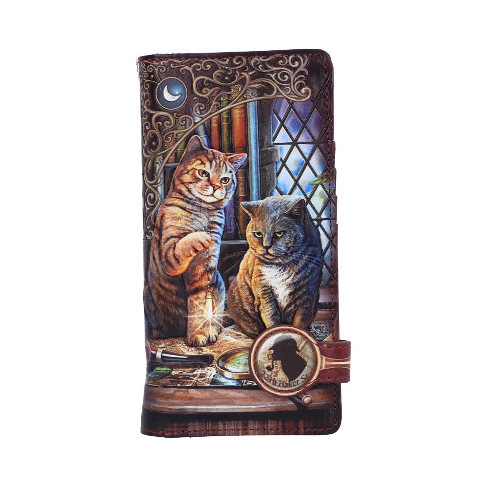 Purrlock Holmes Embossed Purse (LP) 18.5cm