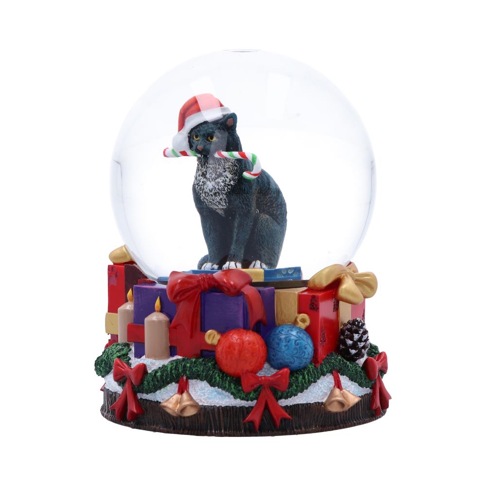 Lisa Parker Krampuss Cat Snow Globe