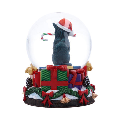 Lisa Parker Krampuss Cat Snow Globe