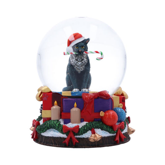 Lisa Parker Krampuss Cat Snow Globe