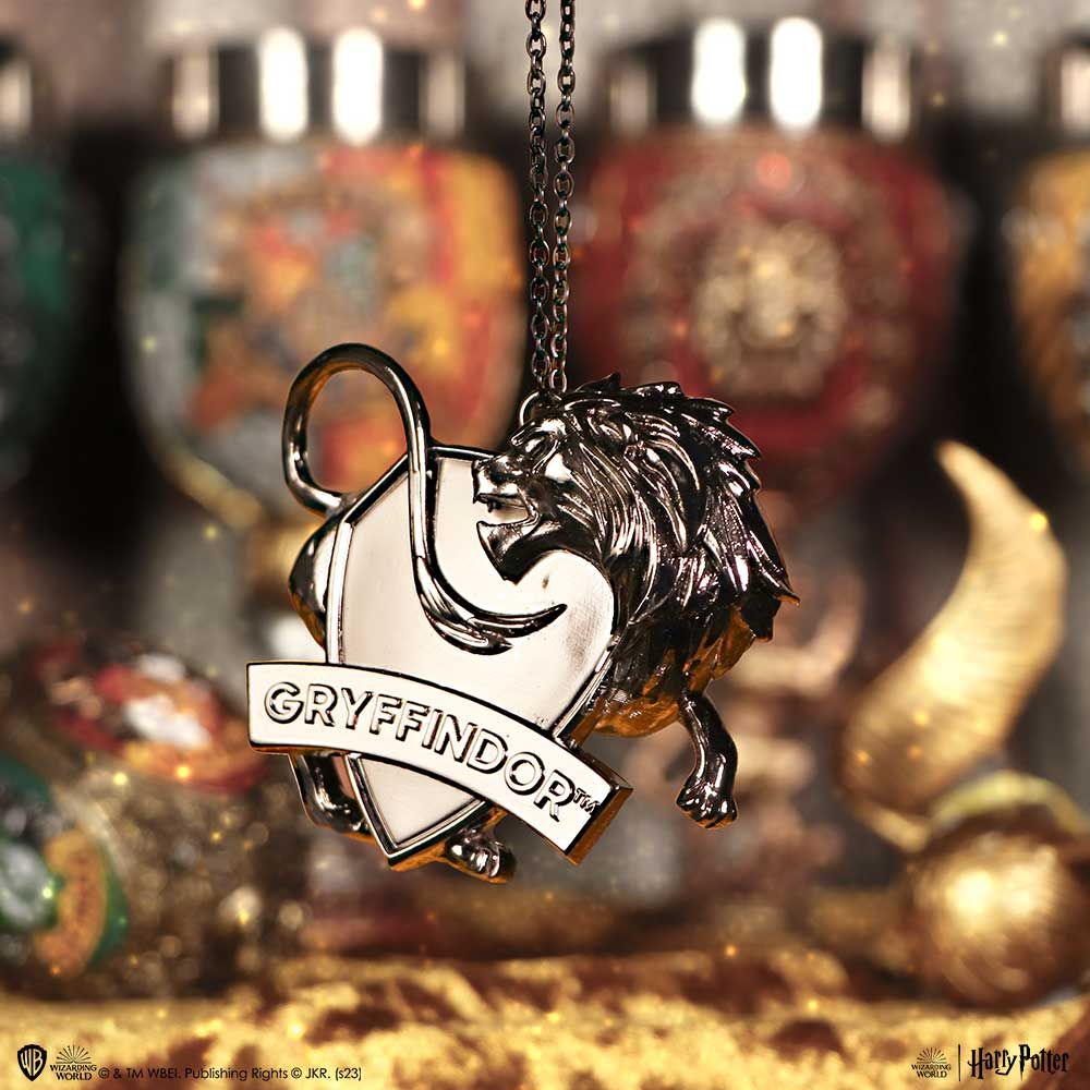 Harry Potter Gryffindor Crest Silver Weighted Hanging Ornament