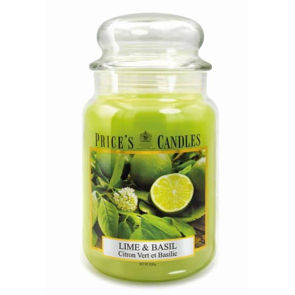 Large Jar Candle -  Lime & Basil