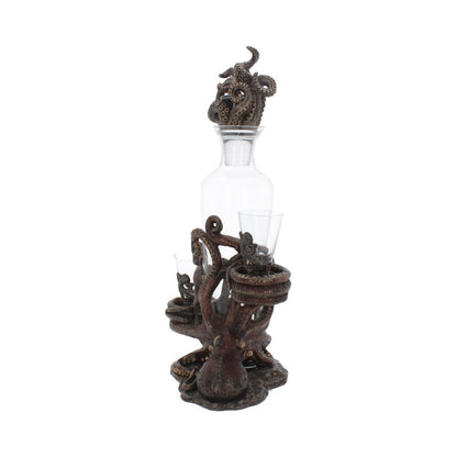 Tentacle Temptation Octopus Squid Bottle and Shot Glass Holder