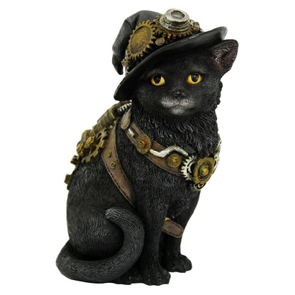 Clockwork Kitty Figurine Steampunk Cat Ornament