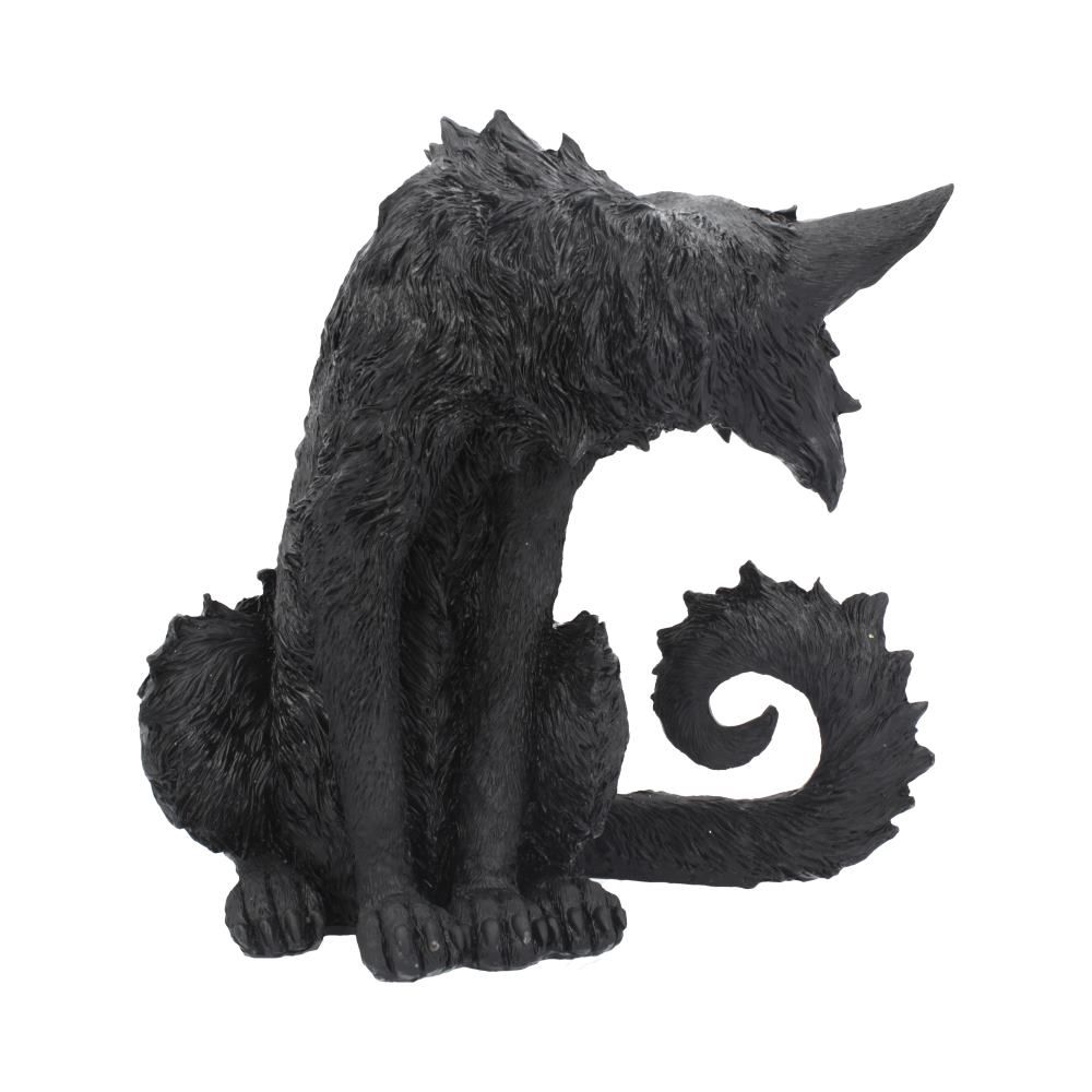 Large Black Cat Witches Familiar Figure Salem