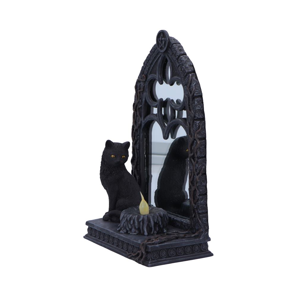 Magic Mirror Cat Figurine 21cm