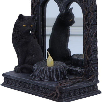 Magic Mirror Cat Figurine 21cm