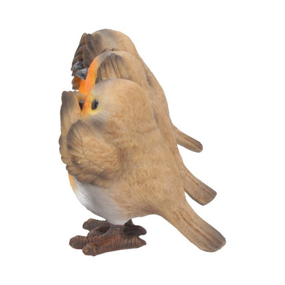 Three Wise Robin Figurines - 8cm