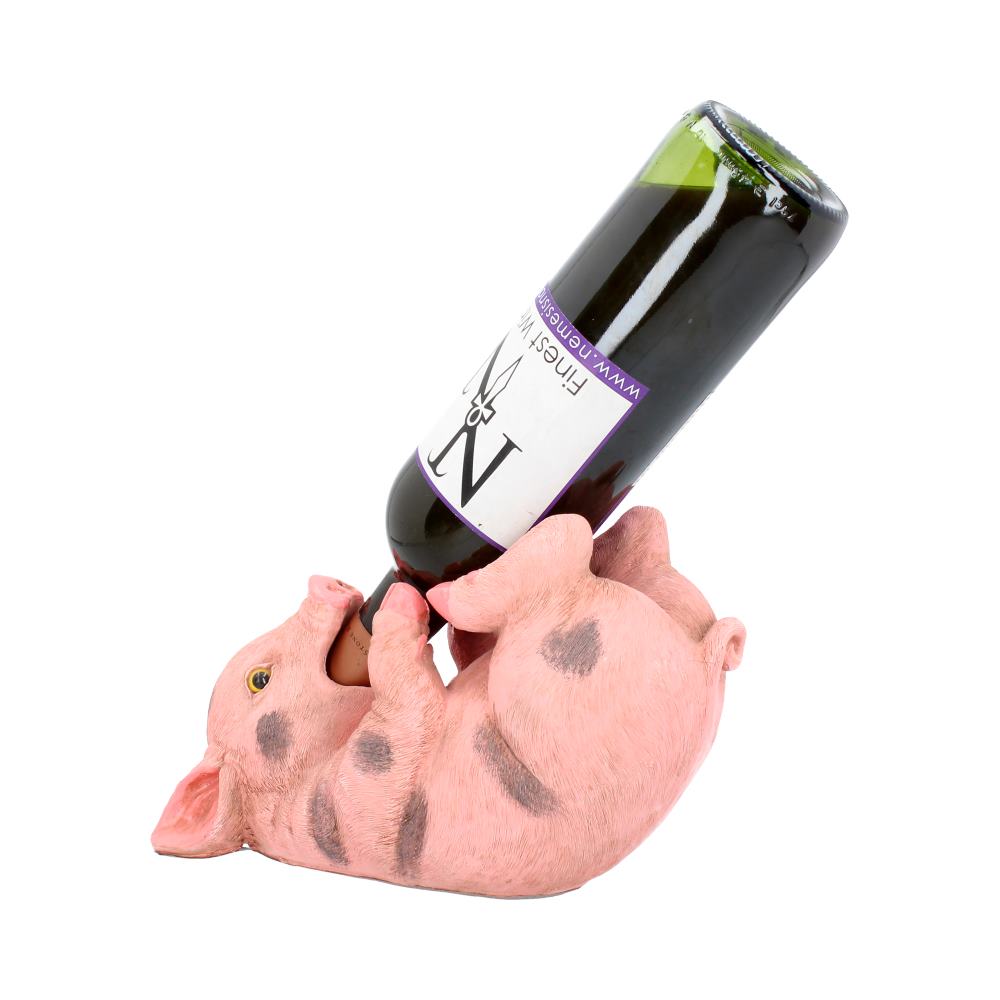 Pink Pig Piglet Guzzler Wine Bottle Holder