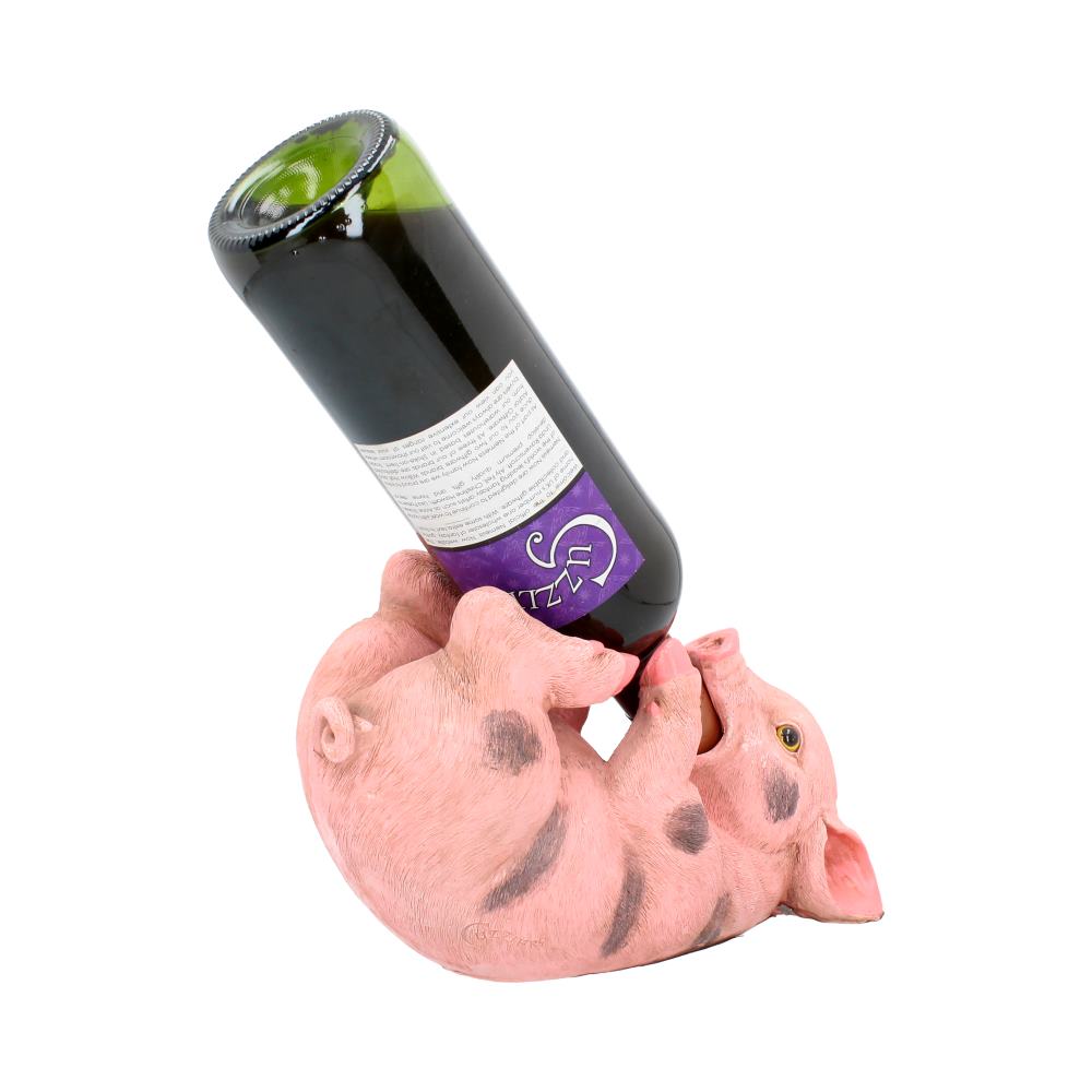 Pink Pig Piglet Guzzler Wine Bottle Holder