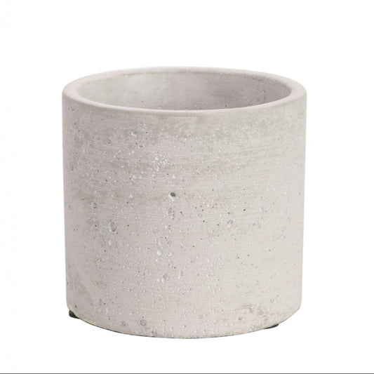 Round Cement Plant Pot - 10cm