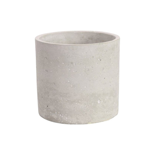 Round Cement Plant Pot - 17cm